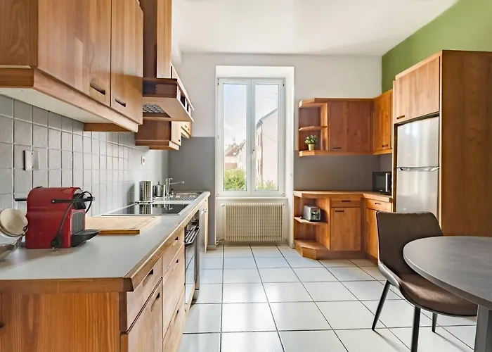 Appartamento Travel Homes - The Wooden, Spacieux & Bon Quartier Mulhouse